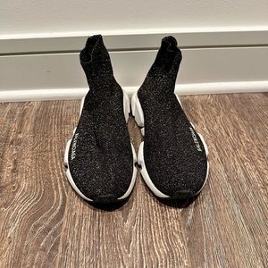Balenciaga Sock Sneakers Black & Gold Glitter *RARE